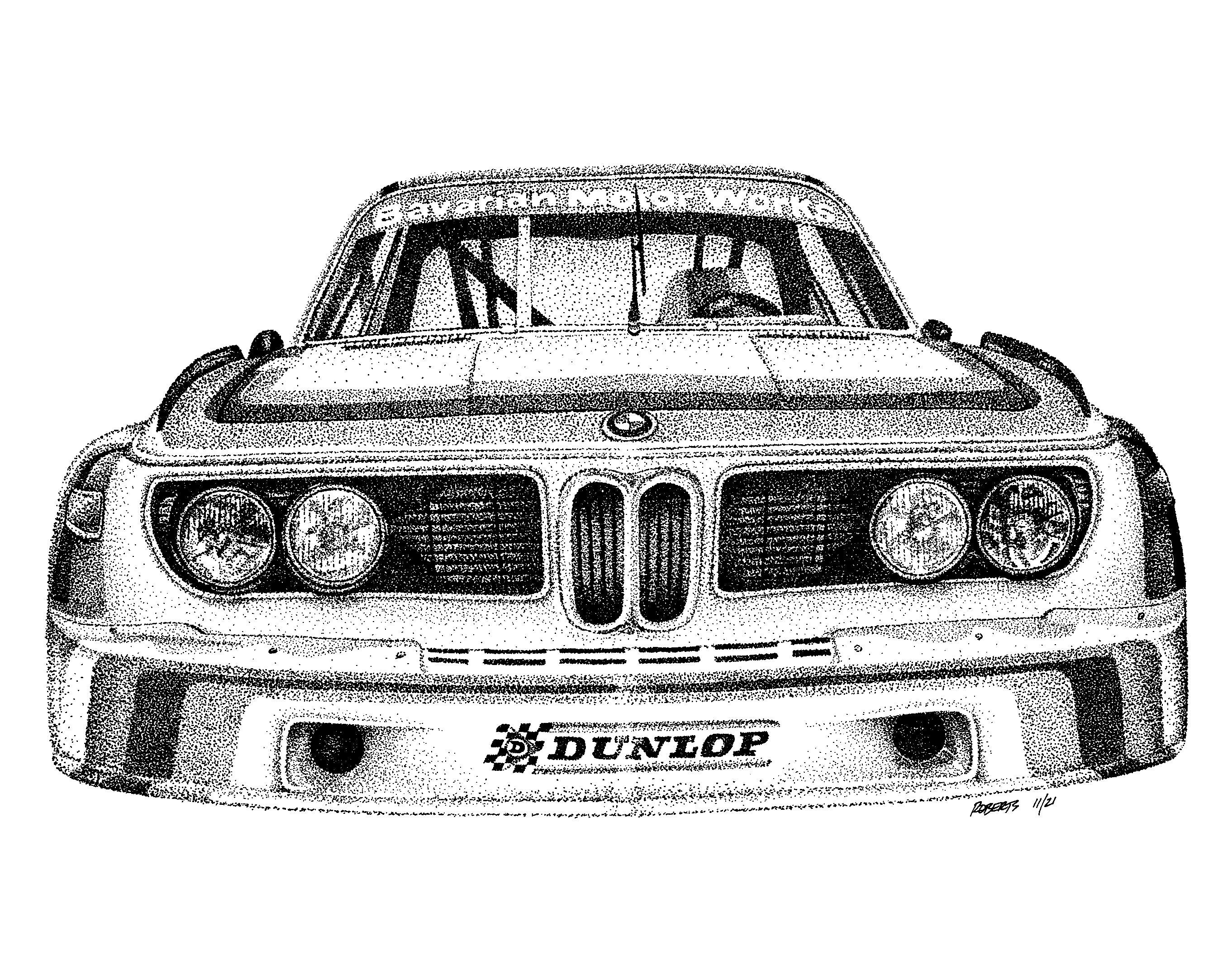 BMW 3.0 CSL (E9) Racecar - Etsy