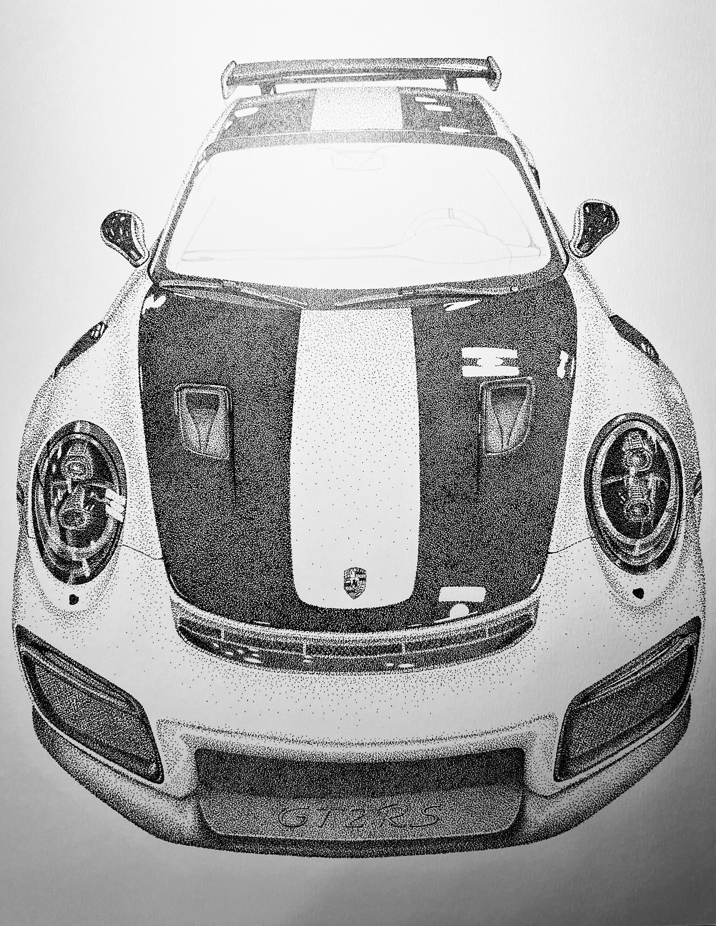 切り絵「レース柄」6 2019 Porsche 911 GT2RS - Etsy