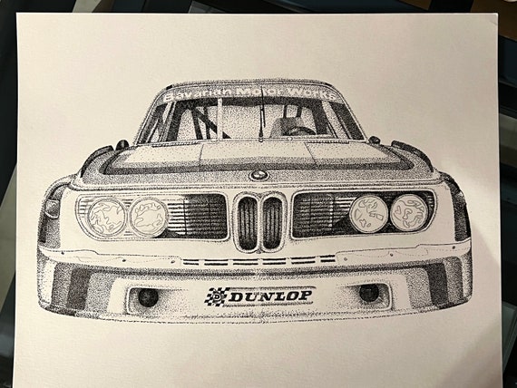 BMW 3.0 CSL (E9) Racecar - Etsy