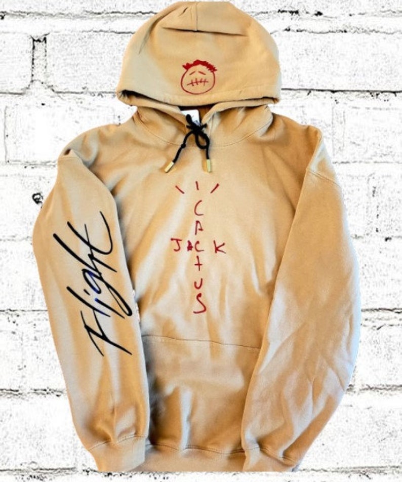 travis scott tan nike hoodie