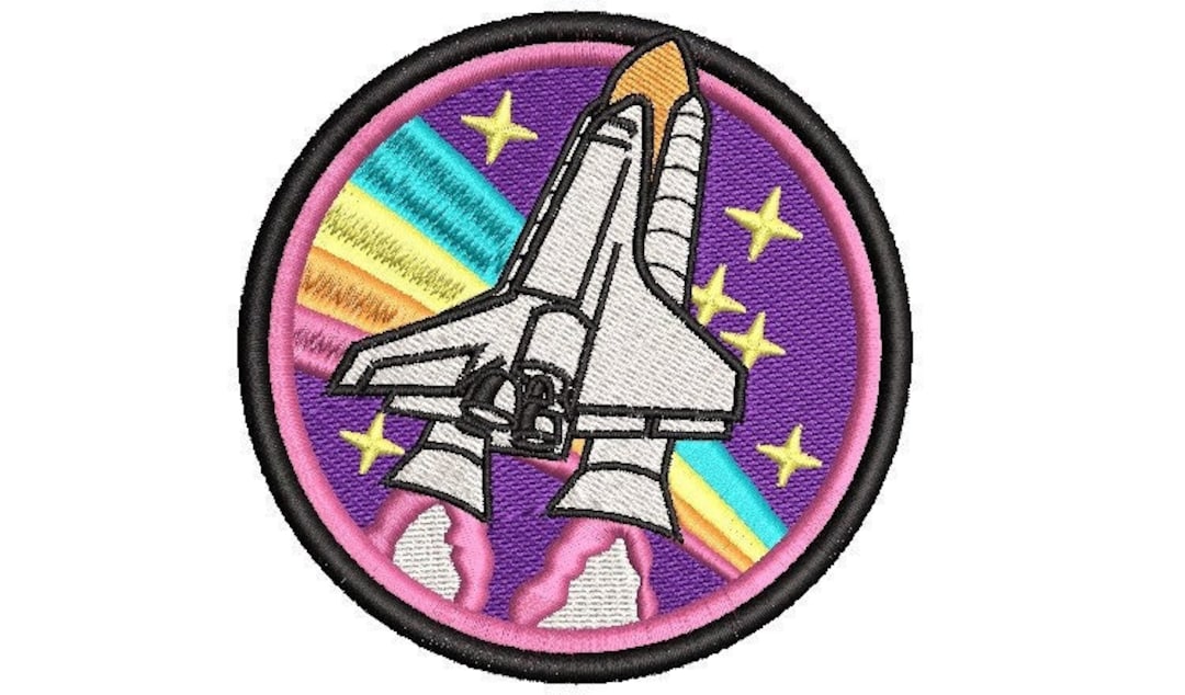 Space Patch Embroidery File - FILE ONLY - Includes EMB File! - Etsy