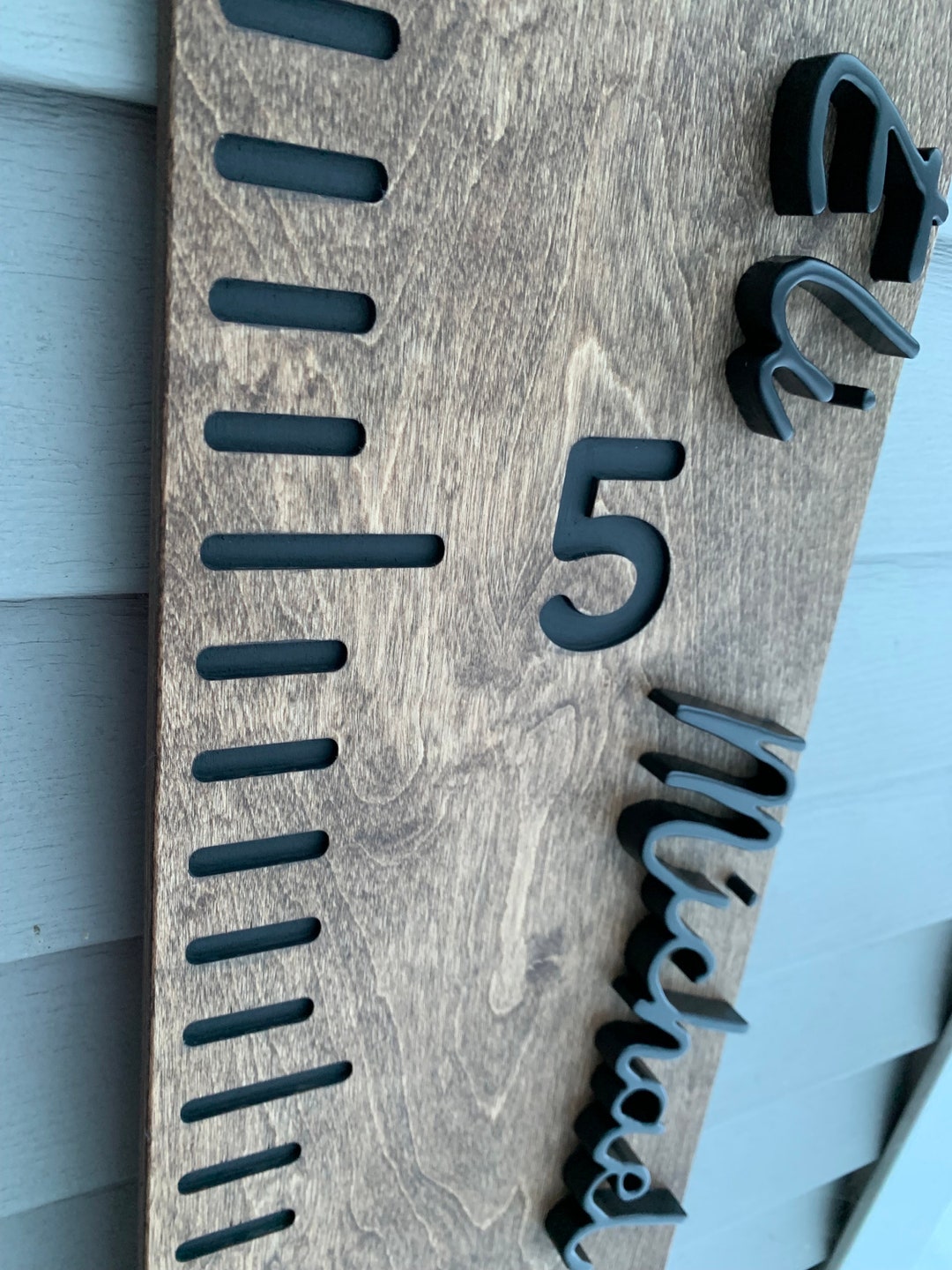Custom Name Growth Chart Ruler - Etsy