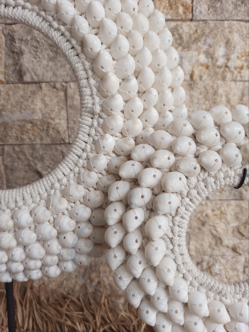 Decorative Papua Necklace, Shells Stand, Bali Decor, Home Decoration ...