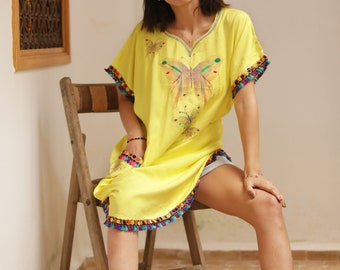 Summer Spring Tunic Dress, women's dresses, bohemian, resortwear, holiday wear, gifts, Ramadan