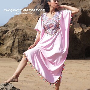 Summer spring Kaftan Marrakech Resort Caftan Kaftan-beach cover ups, resortwear, loungewear, maxi dresses, Ramadan, Easter, Holiday