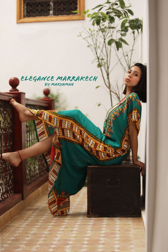 moroccan cotton dress Moroccan woman clothing cotton magic dress two multi adjustable layers