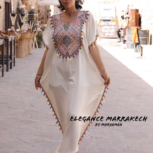 Summer spring Kaftan Marrakech Resort Caftan Kaftan-beach cover ups, resortwear, loungewear, maxi dresses, Ramadan, Easter, Holiday