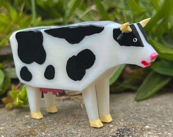 Handpainted Katamari Cow Figure - Katamari Damacy