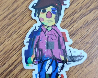 Knuckle Sandwich Protagonist Sticker