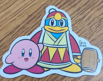 Kirby & King Dedede Sticker