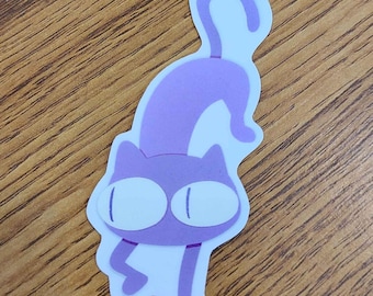 Cat On a Roll WarioWare Sticker