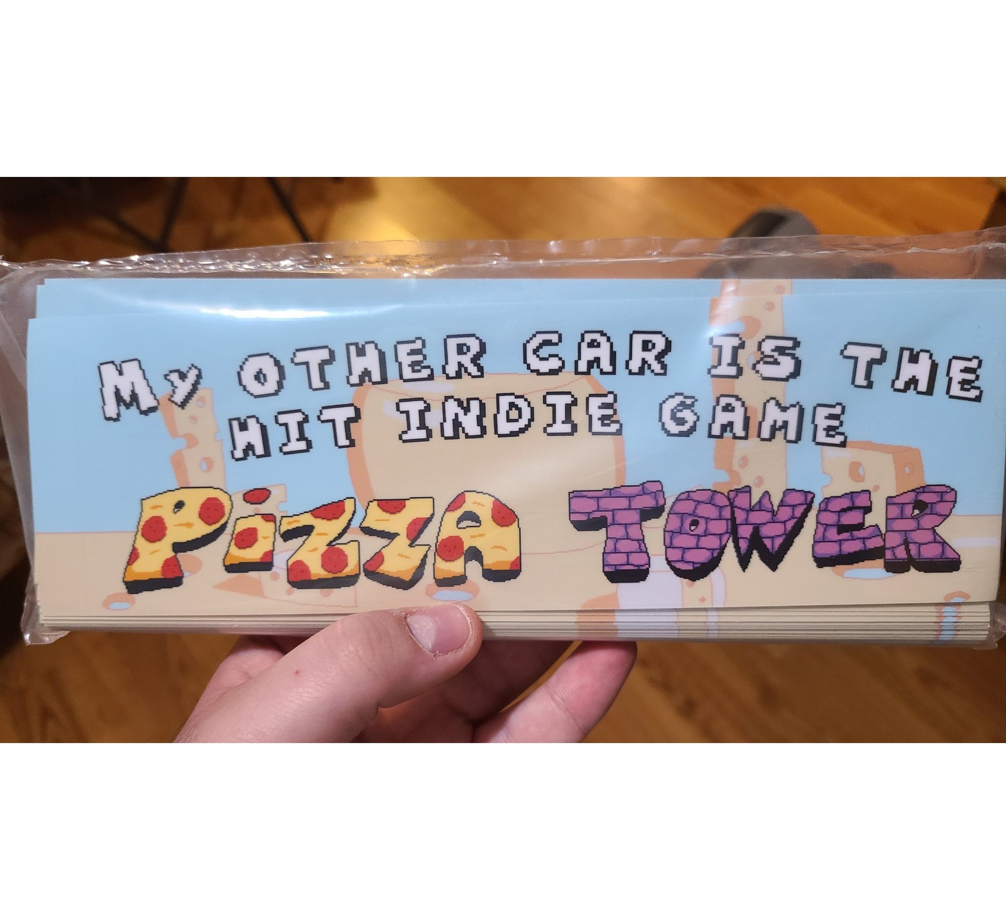 Pizza Tower Bumper Sticker 
