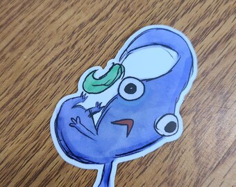 Blue Pikmin Sticker