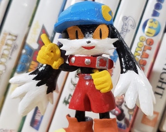 Handpainted Klonoa Amiibo Style Figure
