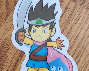 Dragon Quest III Hero Erdrick Sticker