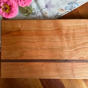 Extra Large Cherry Wood Cutting Board and/or Charcuterie Board  Made in Maine