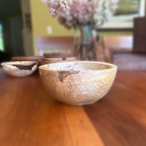 Maple Rustic Bowl Hand Turned in Maine - Lovely Unique Gift