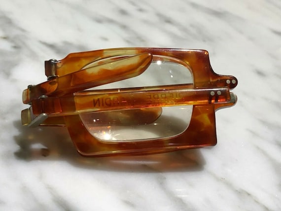 Rare Vintage PIERRE CARDIN Folding Glasses Square… - image 4