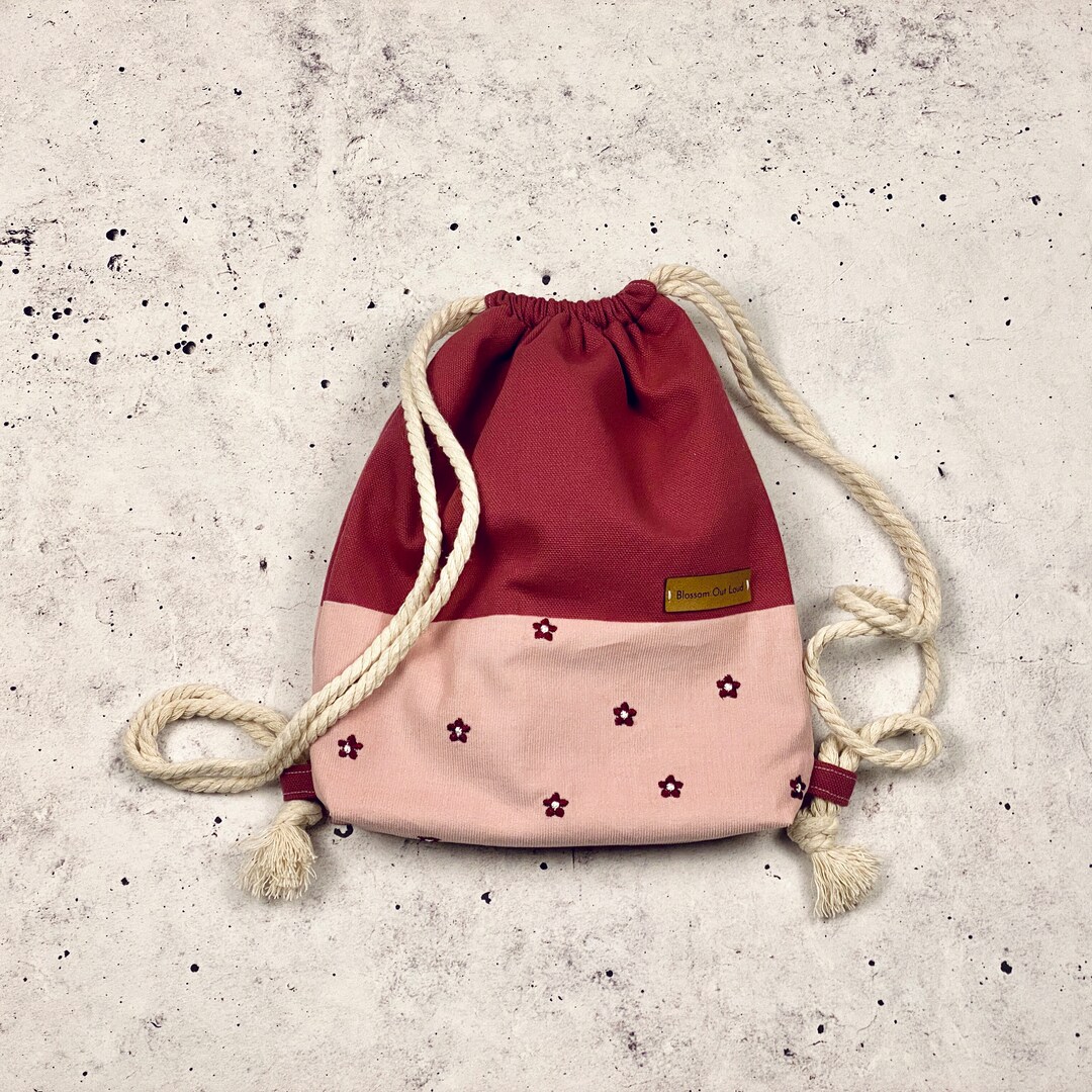 Gym Bag Children/girls, Gym Bag Kindergarten, Fabric Gym Bag, Children