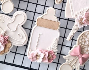 Babyfles Embosser Cookie Stempel met Cookie Cutter