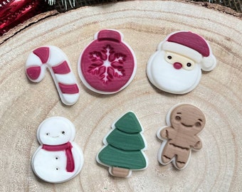 Christmas Minis Fondant Embosser Cookie Stamp