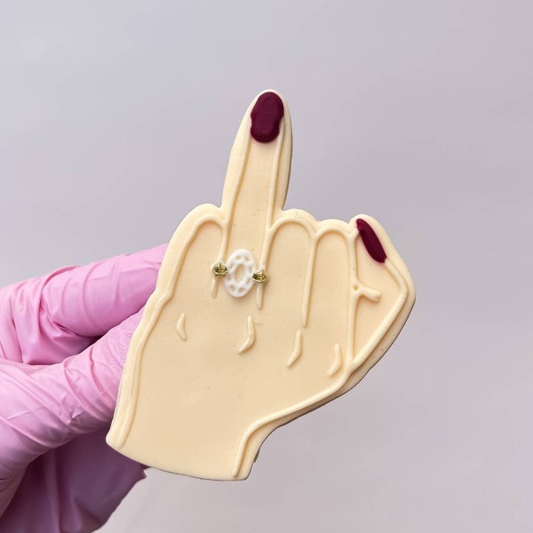 Ring Finger Bride Cookie Cutter Embosser Stamp Wedding