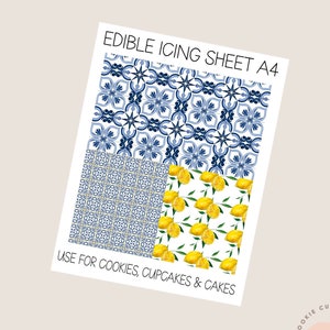 Premium Fondant Paper Sheet A4 Amalfi