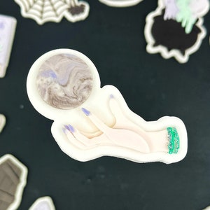 Main avec balle PLA STAMP Personnages d'Halloween Pop Up Sugarcookie Stamp Embosser Fondant Stamp Cookie Cutter