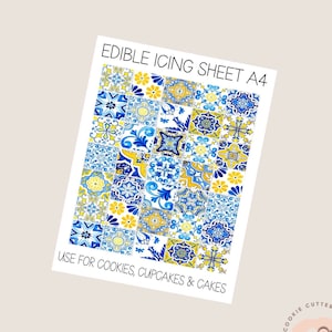 Foglio di carta fondente premium A4 Mosaico Amalfi Mix