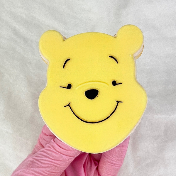 Honey Bear Face Embosser Fondant Stamp avec emporte-pièce