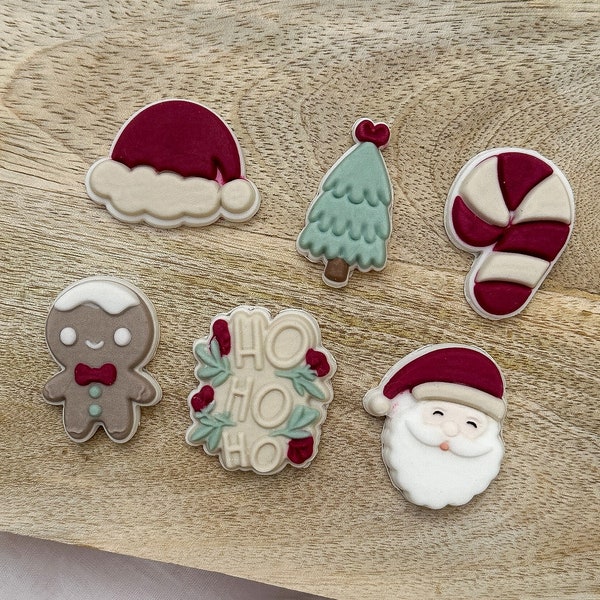 Christmas Minis 2023 Fondant Embosser Cookie Stamp Pop up Sugarcookie Stamp