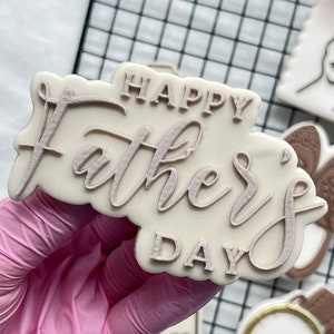 Happy Father’s Day Cookiestamp Embosser with Cutter