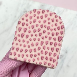 Heart Pattern Embosser Stamp