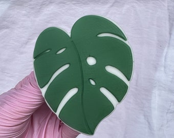 Pop Up Monstera Leaf Stamp & Cutter Embosser Stamp Fondant Stamp