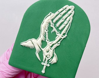 Hands Rosary Embosser Stamp Fondant Stamp