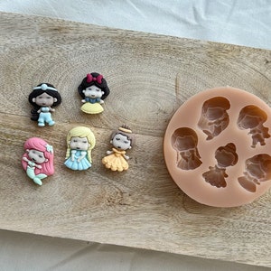 CookieCutterFactory Princess Set Silicone Mold Silicone Mould