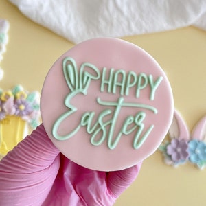 Happy Easter Cookie Stamp Embosser Keksstempel