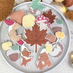 Ahornblatt 3D Embosser Cookie Cutter Keksstempel mit Keksausstecher Cookie Stamp