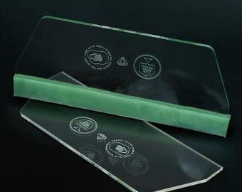 Diamond Cake Card – Der letzte Scraper, den du je brauchen wirst | Kristallklare Premium Cake Card | Scraper für kompromisslose Ergebnisse