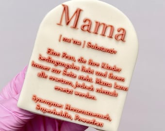 Mama Definition Embosser Stamp Fondant Cookie