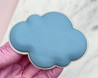 3D Pop Up Cloud Cookie Cutter & Embosser Stamp