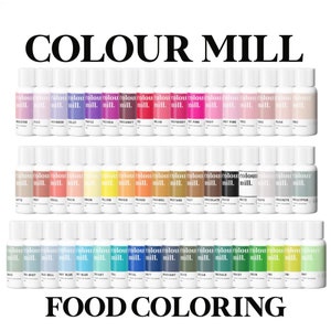 Colour Mill Food Colouring - Oil Based - 5x 20ml YOU CHOOSE