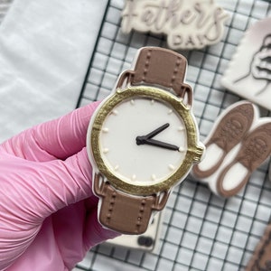 Classy Watch Cookies Stamp Embosser with Cutter