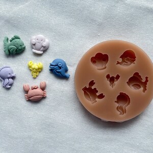 CookieCutterFactory Under The Sea Set Silicone Mold Silicone Mould