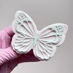 Butterfly Embosser Stamp Cookie Cutter Cookie Stamp with Cookie Cutter