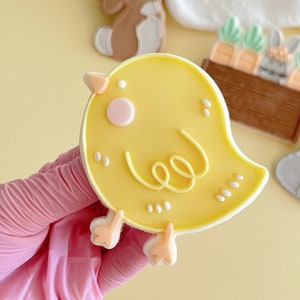 Chick Fondant Embosser Cookie Stamp Cookie Cutter