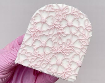 Floral Pattern 3 Embosser Cookie Stamp