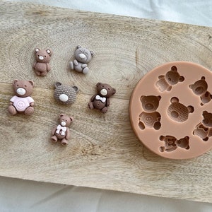 CookieCutterFabrik Beary Much Set Stampo in silicone Stampo in silicone