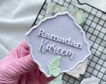 Ramadan Kareem Cookie Cutter Embosser Stamp