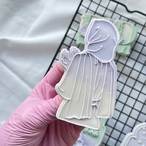 Hijab Woman Cookie Cutter Embosser Stamp